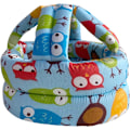 Miniatyrbillede 2 af 6: Babyhjelm Spædbarnshovedbeskytter Toddler Beskyttelseshue Bomuld Justerbar Sikkerhedshjelm til at Lære at Klatre og Gå Owl Blue