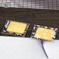 Miniatyrbillede 3 af 3: 200 stk. Hvide Snefnug Plastikpose Gennemsigtige Gaveposer Selvklæbende Forseglingspose til Slik Kage Dessert Emballage (10*10)