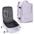 Miniatyrbild 1 av 5: Vattentät Lätt Reseryggsäckar Stor Kapacitet Kvinnors Multifunktionell Resväska USB-Laddning Kvinna Flygbagage Light purple 43x30x20cm