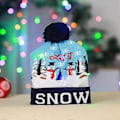 Miniatyrbild 1 av 5: 2024 NY LED Julhatt Kreativ Blinkande LED-ljus Stickad Hatt Snögubbe Vinter Varm Färg Stickad Mössa Julklapp 25