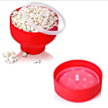 Pikkukuva 2 / 5: Silikoninen Mikroaaltouuni Popcorn-Popper - Kätevä Kollapsyva Astia Kotikeittiöön