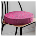 Miniatyrbillede 1 af 5: 50*50cm Svamppude Høj Elastisk Personlig Pude Til Kontor Sofaer Boghandler Neon Viole Circular