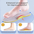 Miniatyrbild 2 av 5: Supinationssulor för översupination & högt fotvalv, ortopediska inlägg för fotinriktning, knackeknä, kobenta, O/X-benthet Size  39-40