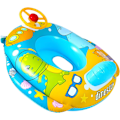 Miniatyrbild 1 av 5: Baby Uppblåsbar Pool Float, Baby Badring Baby Badring Säker Säte Badring med Ratt Pool Säte Båt