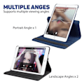 Miniatyrbillede 4 af 7: iPad AIR 2 cover - Sort iPad Air 1/2 & iPad 9.7 Gen5/Gen6 Sort