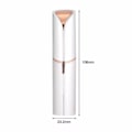 Miniatyrbillede 2 af 3: Epilator, Øjenbryn/Ansigtsbehåring/Næsehår/Bikini Linje Trimmer - USB Genopladelig - (Med Datakabel) White