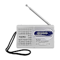 Miniatyrbild 2 av 8: Bärbar Radio, AM FM Transistorradio med Hög Volym, Vattenaktiverad Transistorradio, ca W91×H52×D21(MM) (utan batterier)