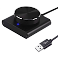 Miniatyrbild 1 av 5: USB Dator PC Högtalare Extern Ljudvolymkontroll Justeringsratt Svart