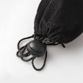 Miniatyrbillede 7 af 7: 20 Pak Spring-Lås til Snore, Sorte Plastik Dobbelt Huls Snore Ender Fastgørelse Oval Toggle Stopper Skydere