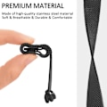 Miniatyrbilde 3 av 7: Remm kompatibel med Xiaomi 8 menn kvinner, metall armbånd for Xiaomi Mi Band 8 magnetisk rustfritt stål mesh stropp med sterk magnetisme Black