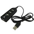Pikkukuva 3 / 3: USB 2.0 -keskitin 4 porttiin, musta