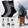 4 Par Tjocka Termiska Sockor Isolerande Uppvärmda Tunga Varma Sockor För Vinterkyla