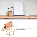 Miniatyrbilde 3 av 8: 100 stk Blomsterformede Klips, Papirklips, Plane Papirklips for Barn Kontorrekvisita Håndverk Scrapbooking Dokument Notatsortering Rose Gold
