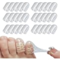 Miniatyrbilde 1 av 5: Silikon Anti-Friksjons Tåbeskytter, 30/60 stk Silikon Pustende Tådeksler Lille Tåbeskyttere Kapp Beskyttere For Hårdhud, Blemmer Og Inngrodde Tær 60Pcs