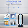 Miniatyrbilde 5 av 5: 38W Ultrafiolett Ozonlampe Mobil Kvarts-Ultrafiolett Bakteriedrepende Lampe for Hjem Desinfeksjon White EU plug