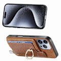 Pikkukuva 3 / 5: B5 iPhone 16 Pro Max -kotelo 2-in-1 Magneettinen Irrotettava Korttipidike Nahka+TPU Puhelin Kotelo - Ruskea Brown