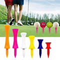 Miniatyrbilde 2 av 5: 50 stk. Golf-tees Nedtrinns Plast Ubrytelig Gjenbrukbar Bulk Profesjonell Høyde 32mm Red
