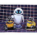 Miniatyrbillede 2 af 4: Wall-e Robot Actionfigur Samleobjekt Model Legetøj Dukke 6 cm 3 typer Clean version of Wall-E
