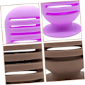 Miniatyrbilde 4 av 6: 2 stk. Sminke Egg Oppbevaringsboks Makeup Puff Sminke Pudder Puff Pudder Puff Holdere Oppbevaringsbeholdere