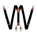 2,5 cm jeanshängslen med spänne och 4 clips för vuxna
