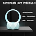 Pikkukuva 3 / 4: Yövalo Bluetooth-kaiutin Langaton Mini-kaiutin Värikäs Kaiutin Light blue