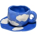 Miniatyrbilde 1 av 6: Søte Kaffe Kopper Te Kopper og Tallerkensett, Sky Kaffe Kopper Cappuccino Latte Te Mlik Kopper Frokost Mugg Gaver