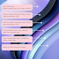 Pikkukuva 6 / 7: Piirretty Ankka-kahvainen Sateenvarjo, Ihastuttava Taittuva Sateenvarjo, Kompakti Pieni Matkasateenvarjo Ulkokäyttöön Sateelle ja Auringolle Dark Blue