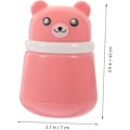Miniatyrbild 3 av 5: 2 st Puderpuffburkar Sminkhållare Puderbehållare Fixerande Puderpuff Puder Resa Talkpuder Dispenser