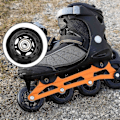 Miniatyrbillede 4 af 5: 8-pak inline hjul, indendørs/udendørs rulleskøjtehjul, udskiftningshjul med lejer 64mm
