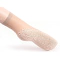 Miniatyrbild 2 av 5: Dam 12 par Silkeslen Anti-Slip Bomullssula Sheer Ankle High Strumpbyxor Strumpor Förstärkt Tå, Sheer Ankle Nylon pop strumpor 12 Pairs Beige 4-9