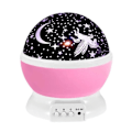 Miniatyrbilde 1 av 5: Projektor nattlys med roterende enhjørning LED - Fantasifull fargerik stjernehimmel nattprojektor romantisk lampe
