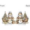 Miniatyrbild 8 av 8: DIY Snögubbe Diamantmålning Kit | Julbord Dekoration | Set B B