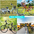 Miniatyrbild 6 av 6: 2 st Cykelbackspegel 360 Grader Justerbar Roterande Styrspegel Cykelbackspegel Konvex Spegel Backspegel för Mountain Road Bike