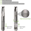 Miniatyrbilde 3 av 5: Teisil, 2 stk rustfritt stål urteinfuser Teinfuser Steeper sil for løse teblader, urter eller krydder 2 stk teisil
