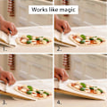 Pikkukuva 4 / 5: Pizzalapio, joka siirtää pizzan täydellisesti, pizzamela kahvalla