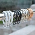 Miniatyrbillede 5 af 5: 38 mm metalgardinringe med øje til køkken og soveværelse 20pcs Red Bronze