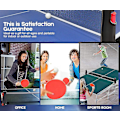 Miniatyrbillede 5 af 5: 2 Bordtennisbat og Teleskopiske Net Passer til Ethvert Bord Bærbare Træningstilbehør
