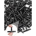 Miniatyrbild 5 av 7: 100 st T-kopplingar Bevattningssystem 1/4 tum Piggkoppling Droppbevattning T-rör - PVC Sprinkler Automatisk Bevattning Vattensystem Verktygssats