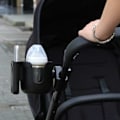 Pikkukuva 3 / 10: Rattailin pidike puhelimelle ja pullolle - Puhelimen pidike Pullon pidike rattaat musta
