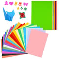 Färgat papper för att göra barnkort, tryck, origami och scrapbooking. Lättviktigt papper för...