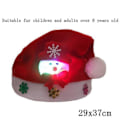 Miniatyrbild 1 av 5: 2024 NY LED Julhatt Kreativ Blinkande LED-ljus Stickad Hatt Snögubbe Vinter Varm Färg Stickad Mössa Julklapp 42