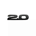 Pikkukuva 4 / 5: 3D Metal Chrome Musta Logo 2.0 2.5 Tunnusmerkki Auton Loksu Tarra Takaluukku Tarra Mazda CX5 2.0 2.5 Tarrat Tarvikkeet Black 2.5