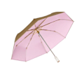 Pikkukuva 4 / 5: Kompakti kokoontaittuva sateenvarjo, ergonominen kahva, itsestään avautuva, aurinkosuoja, 8 ripaa, unisex, UPF 50 UV-suoja, musta