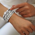 Miniatyrbillede 3 af 6: Hjerte Læder Flettet Armbånd til Kvinder Piger Håndlavede Armbånd Charms Multilayer Magnetisk Spænde Armbånd Håndledsmanchetter Chunky