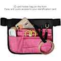 Miniatyrbilde 4 av 8: Sykepleier Fanny Pack, Multi-rom Medisinsk Utstyr Lomme Sykepleie Organizer Belteveske, Sykepleieverktøy Organizer Belte, Forkle Hip Bag for Medisinske Forbruksvarer