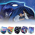 Miniatyrbillede 1 af 4: Fancy Dream Tents Børne Unicorn Space Foldbart Telt Indendørs Seng Hus Telt Space