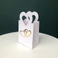 Miniatyrbillede 3 af 4: 50 stk. Papir Slikæsker, Søde Bryllupsgaveæsker, DIY Festgaveposer, DIY Festpakker, Kreative Papirgodtæsker