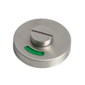 Miniatyrbillede 2 af 5: Rustfrit stål WC Toiletdør Lås Håndtag Knop Indikator Privatliv til Låse Badeværelsesskab Træk Knude Hardware Tilbehør