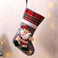 Miniatyrbild 1 av 5: Julstrumpa Jultomtesäck Present Godisväska Julstrumpor Juldekorationer Julgransdekor Jul Nyår 2024 Santa Claus 40x24cm