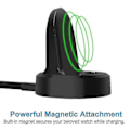 Miniatyrbilde 2 av 4: Lader for Samsung Gear S3, ladestasjon med USB-kabel